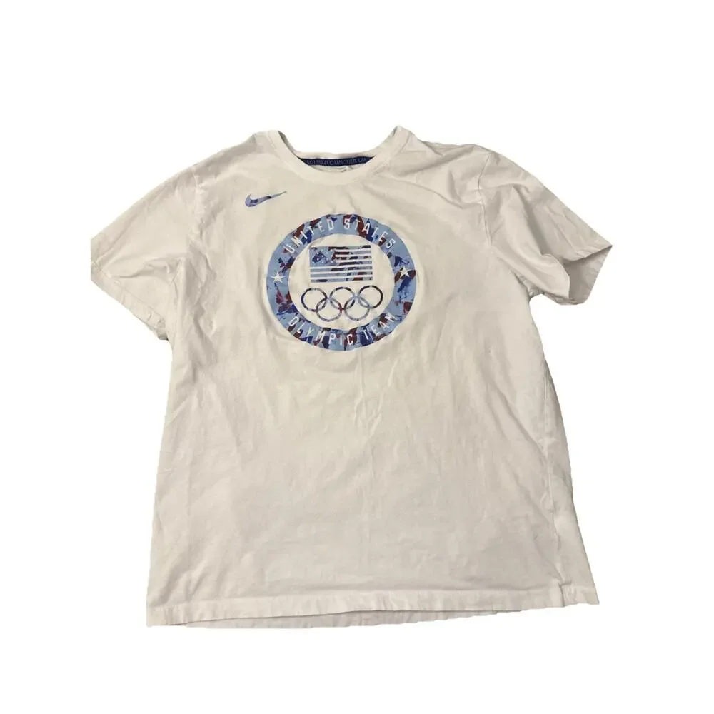 Nike Team USA Shirt Womens XL White Essential‎ Olympic Team